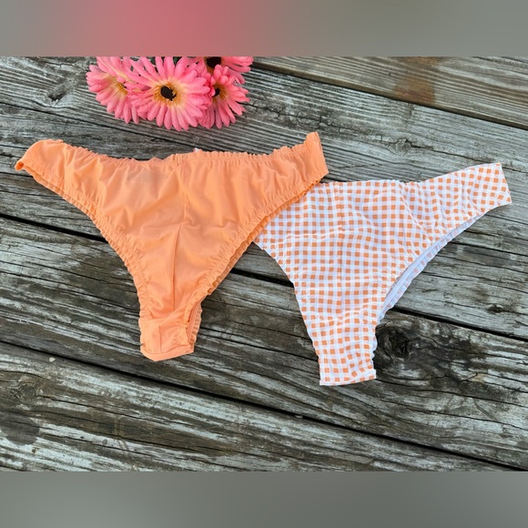 Set Of 2 NWOT Panties Gingham And Tangerine XXL - Picture 5 of 5